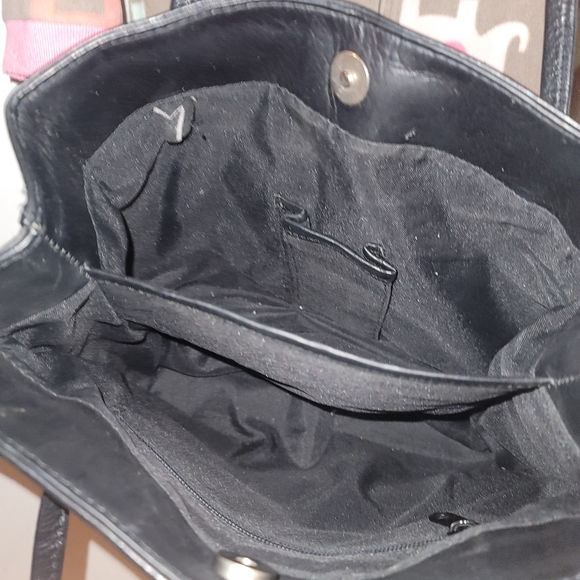 G.H. Bass & Co. Bags Bass Co Black Leather Duffleshoulder Purse